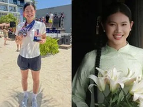 Ánh Viên khoe chân dài thẳng tắp, mặt mộc vẫn chiếm spotlight, khuấy đảo Maldives