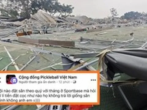 Người chơi pickleball đóng tiền cả quý hoang mang lo mất tiền cọc khi cụm sân pickleball lớn nhất Hà Nội bị tháo dỡ