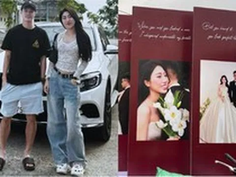 Nhà Văn Toàn dựng rạp cưới linh đình gây chú ý, cô dâu là "em gái hot nhất làng bóng đá"