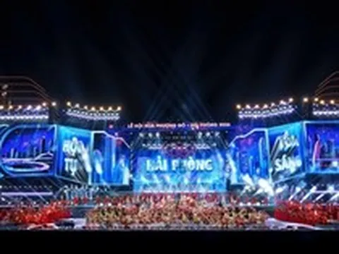 Chỉ mới tổng duyệt, sân khấu công nghệ cao của khai mạc Lễ hội Hoa Phượng Đỏ - Hải Phòng 2026 đã mãn nhãn cỡ này