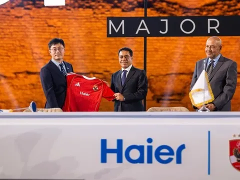 Haier ký thỏa thuận tài trợ 4 năm với Al Ahly FC, trở thành nhà tài trợ chính thứ hai của câu lạc bộ