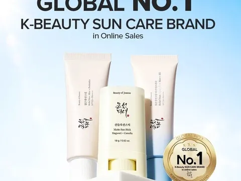 Beauty of Joseon được Euromonitor International vinh danh là "Thương hiệu kem chống nắng K-Beauty số 1 toàn cầu về doanh số bán hàng trực tuyến"