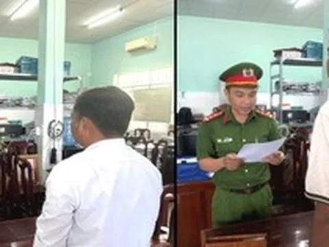 Ra quyết định khởi tố nguyên Hiệu trưởng Danh Ngân SN 1972 và kế toán Nguyễn Huy Cường SN 1983