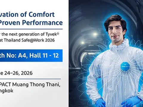 DuPont sẽ ra mắt cải tiến mới trong dòng Tyvek® tại Safe@Work 2026 ở Thái Lan