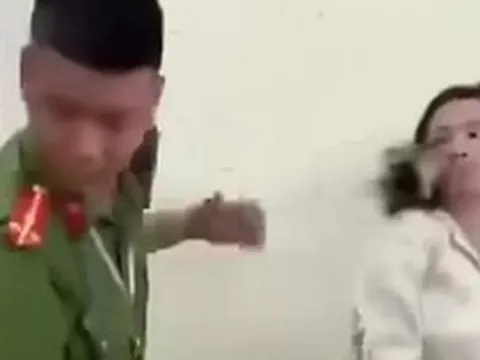 Chửi bới, hành hung chiến sĩ công an, một phụ nữ bị khởi tố