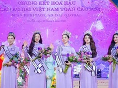 Mỹ nhân Hà Nội trả lời ứng xử bằng 3 ngôn ngữ, đăng quang Hoa hậu Di sản Áo dài Việt Nam toàn cầu 2026
