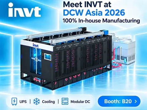 INVT giới thiệu các giải pháp nguồn điện và làm mát bằng chất lỏng phục vụ hiện đại hóa trung tâm dữ liệu tại Data Centre World Asia 2026