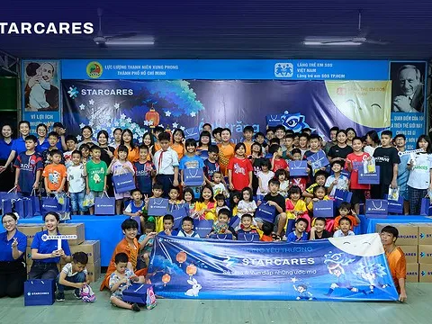 Vầng trăng yêu thương: STARCARES dự án vì cộng đồng của STARTRADER mang hoạt động hỗ trợ phúc lợi trẻ em đến Làng Trẻ em SOS TP.HCM