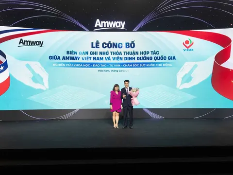 Amway đồng hành cùng Viện Dinh dưỡng Quốc gia trong nghiên cứu và truyền thông về dinh dưỡng