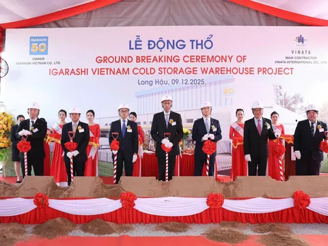 IGARASHI VIỆT NAM KHỞI CÔNG TỔ HỢP KHO LẠNH TỰ ĐỘNG HÓA CHUẨN NHẬT, TĂNG CƯỜNG NĂNG LỰC CHUỖI CUNG ỨNG