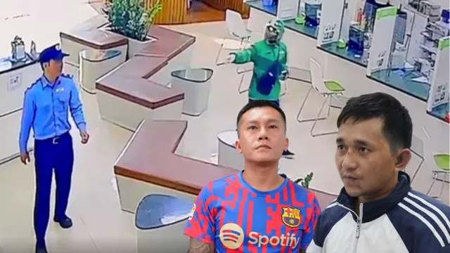 3 hiện trường trong vụ cướp ngân hàng Gia Lai do Phạm Anh Tài và Lê Văn Ân thực hiện