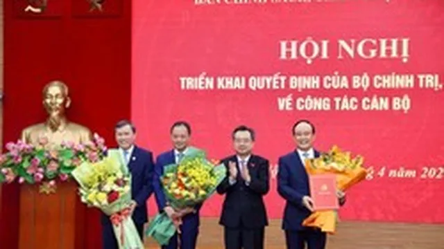 Công bố quyết định về công tác cán bộ tại Ban Chính sách, chiến lược Trung ương