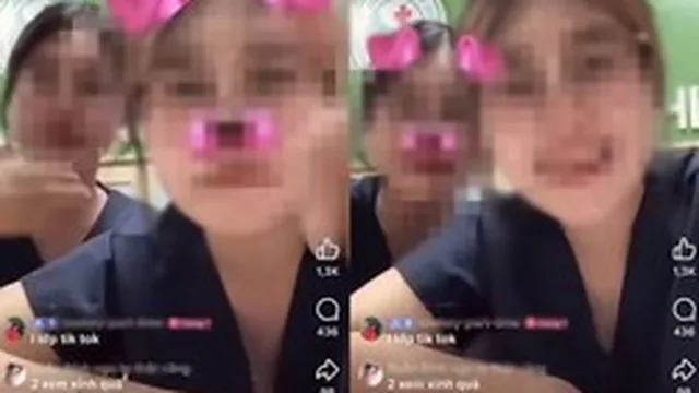Danh tính 2 "nữ điều dưỡng" doạ tiêm thuốc độc người khác trên Tiktok, BVĐK Đức Giang đã xử lý