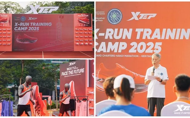 Xtep ra mắt trại huấn luyện X-RUN CAMP đầu tiên dành cho giải Standard Chartered Heritage Marathon Hanoi tại Việt Nam