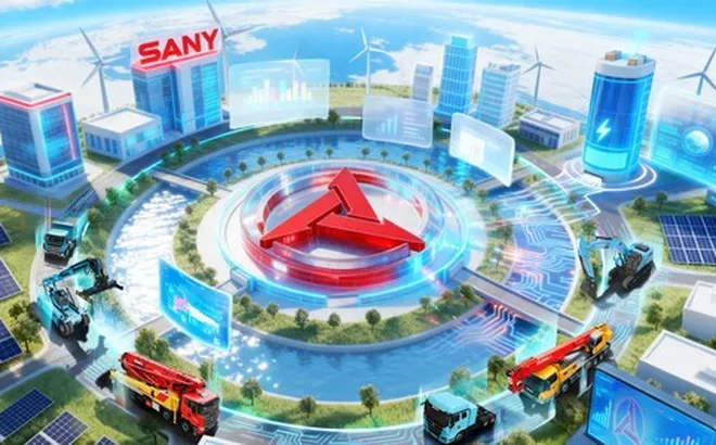Chiến lược 'Ba chuyển đổi' của SANY Heavy Industry thúc đẩy tăng trưởng: Doanh thu quý 3 bật tăng 10,73%