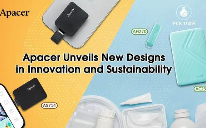 Apacer ra mắt dòng ECO Series và ổ cứng SSD di động AS714 với hiệu năng sáng tạo thế hệ mới