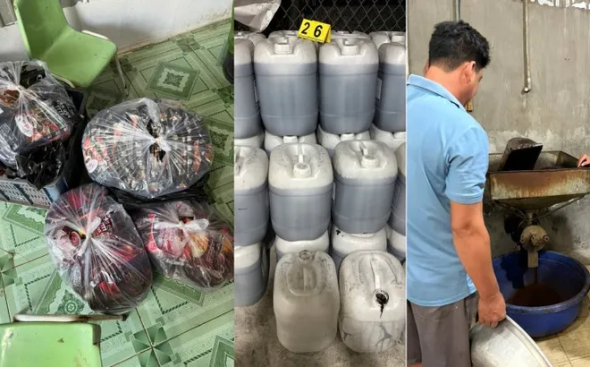 Phanh phui 10 tấn “cà phê” không hề có caffein tuồn ra thị trường: Thu giữ gần 30 tấn nguyên liệu, 600kg chất tạo ngọt