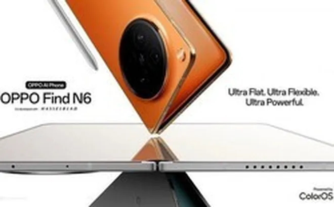 Bút trên OPPO Find N6 dùng AI hỗ trợ giải quyết công việc