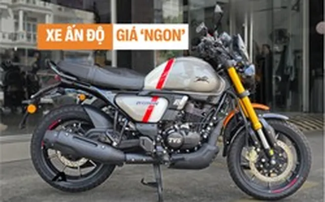 Xe máy Ấn Độ TVS Ronin 225 'trình làng' khách Việt: Có công nghệ tự chạy không cần vặn ga, máy 225 cc nhưng rẻ hơn cả Honda SH
