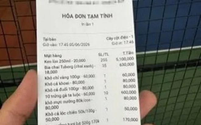 Hóa đơn gần 7 triệu đồng ở sân pickleball: Người trong cuộc lên tiếng làm rõ thông tin 290 lon bia