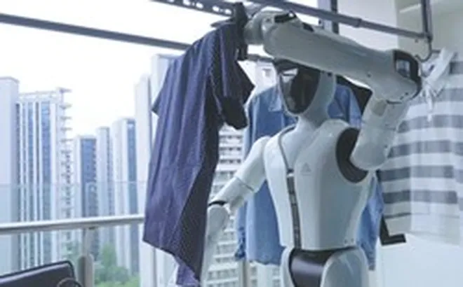 Không còn ở trong phim: Một công ty Trung Quốc vừa tung ra robot osin thay con người làm hết việc nhà