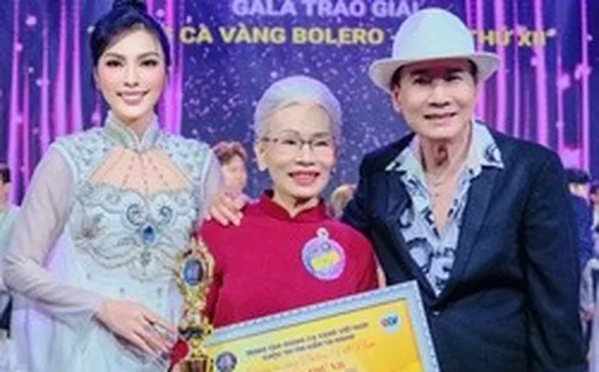 Phạm Ánh Phương giành ngôi á quân Giọng ca vàng Bolero Việt Nam 2026 ở tuổi 68