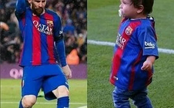 Cả 3 cậu con trai của Messi, không có cậu bé nào thần tượng bố!