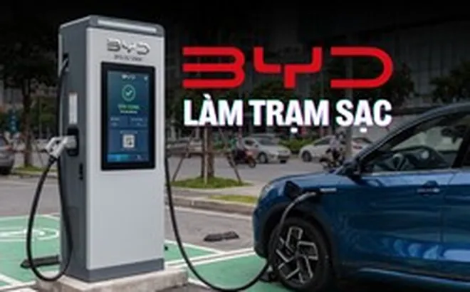 Trạm sạc BYD 'lộ diện' tại Việt Nam: Không phải loại công suất siêu cao, mỗi lần chỉ sạc được 1 xe