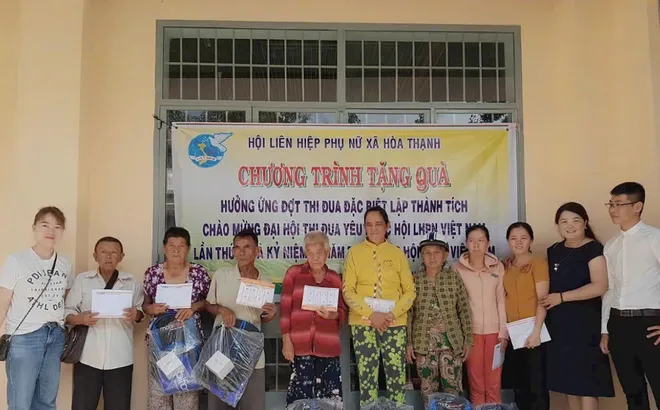 "Cho đi là còn mãi": Hành trình thiện nguyện của ông Lê Hoài Bảo và Hội LHPN xã Hòa Thạnh, huyện Châu Thành